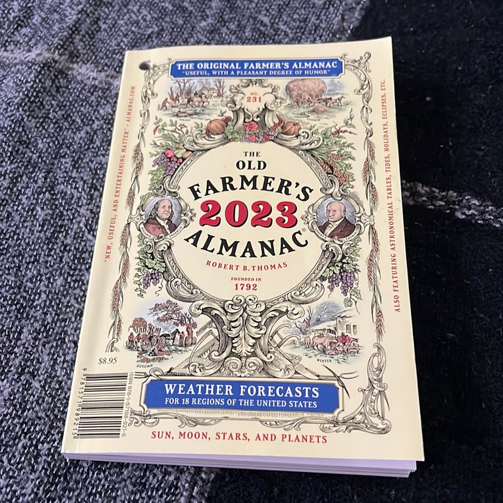 The Old Farmer’s Almanac 2023 Paperback Book
